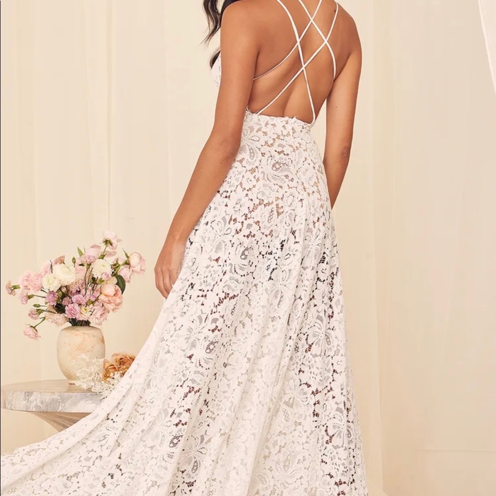 Lulu’s love of lace maxi dress